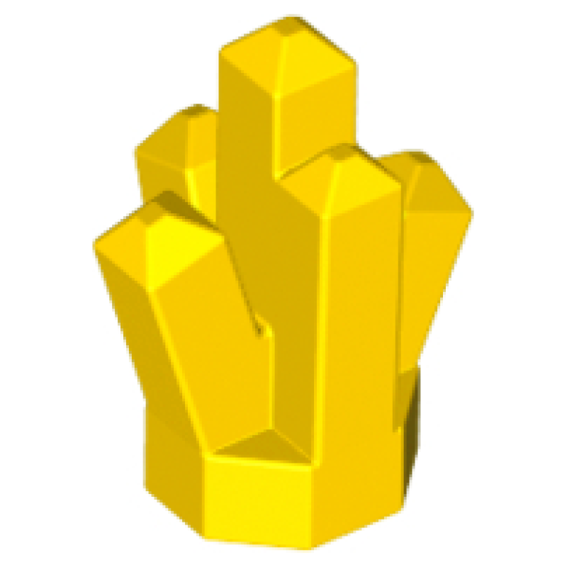 Rots 1x1 Kristal 5 punten Yellow